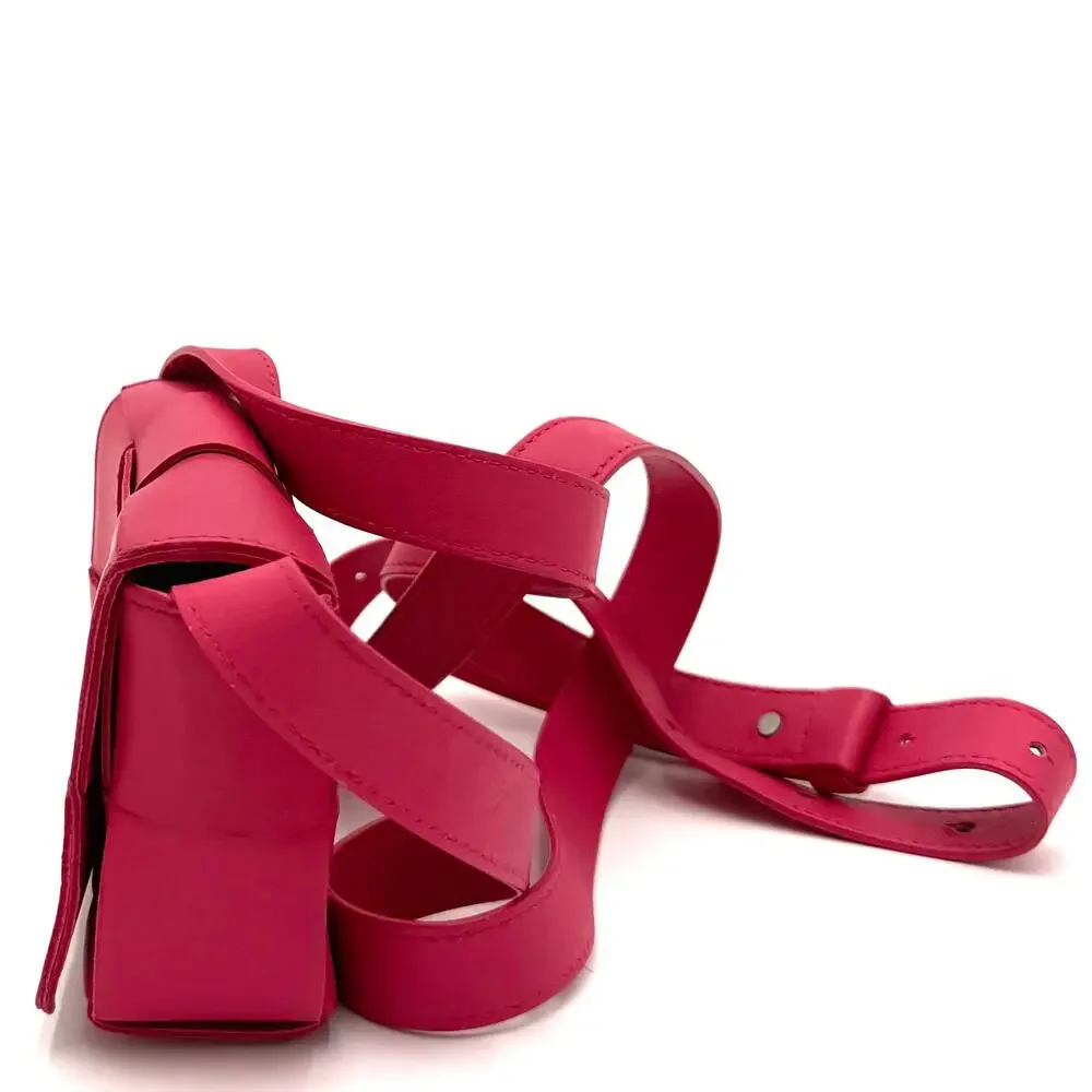 Cassette Candy Mini Intrecciato Leather Crossbody Bag